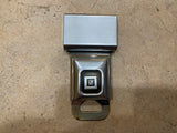 GM Square logo all Metal Seat Belt Buckle with Adjustable Metal Clip 2pcs